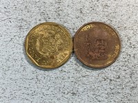 Coins from Peru