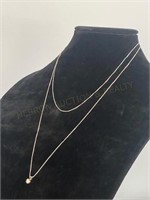 14K Necklaces & Diamond Pendant