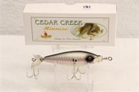 CEDAR CREEK HAND CRAFTED 3 HOOK MINNOW