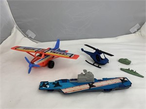Tootsietoys & Plastic Airplane