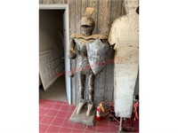 78" Tall Suit Of Armor Statue
