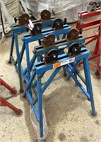 (4) Midco Pipe Roller Stands