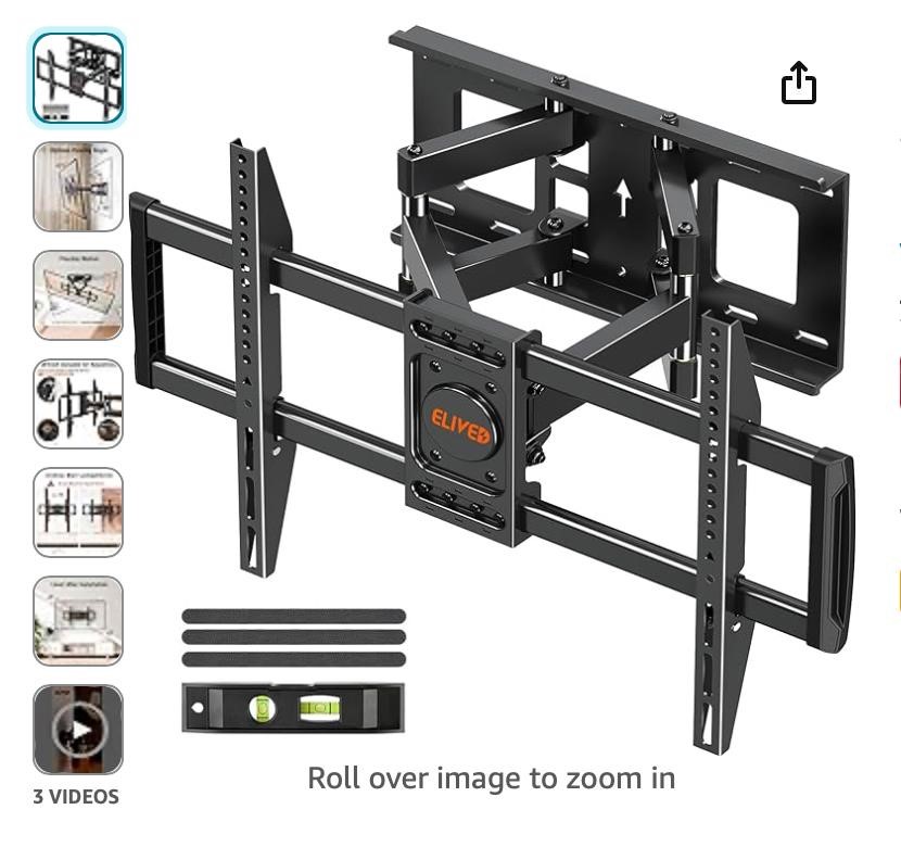 ELIVED TV Wall Mount for Most 37-82 Inch TVs,