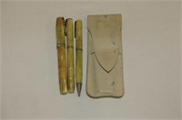 Waterman's Ivory Pen, Pencil, and Thermometer Set