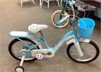 Torpooz 18 inch girls bicycle baby blue    793