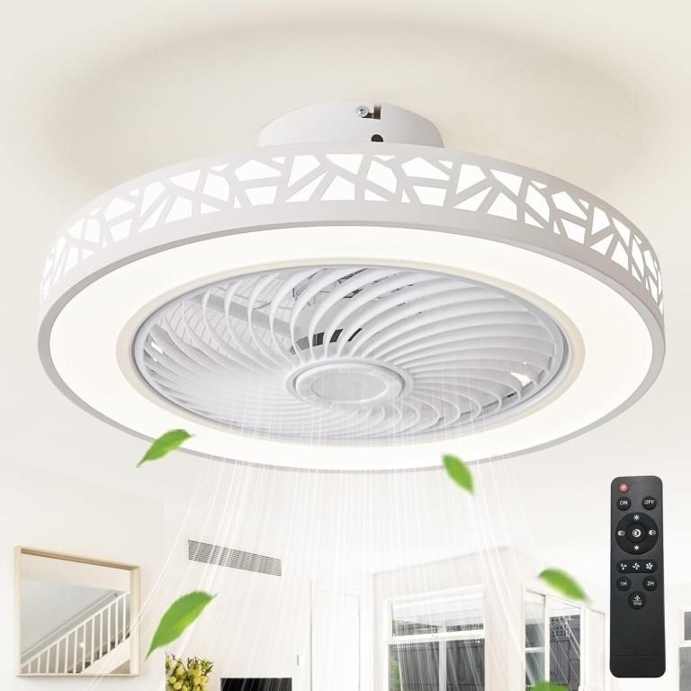 NEW $169 JUTIFAN Ceiling Fan with Lights Remote