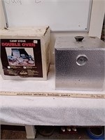 Camp stove double oven