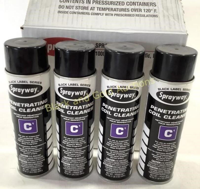 (12) New Penetrating Coil Cleaner Cans