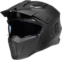 ILM Open Face Motorcycle 3/4 Helmet  Medium