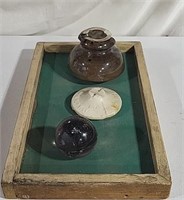 Insulator, jar lid and glass ball