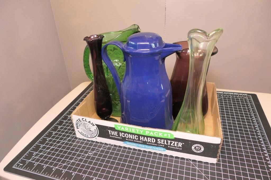 Glass Pitchers & Vases