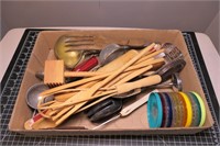 Misc. Kitchen Utensils & Vintage Coasters