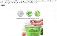 Jelly Comb Kitchen Salad Spinner Large 5L Capacitl