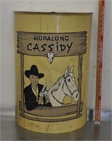 Vintage Hopalong Cassidy clothes hamper