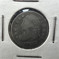 1823 (3 Over 2, Small E’s) Capped Bust Dime, Varie