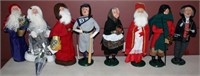 8 Byer's Choice dolls,