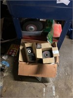LARGE LOT OF CUTTING WHEELS AND GRINDER