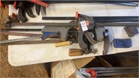 Various clamps and c clamps