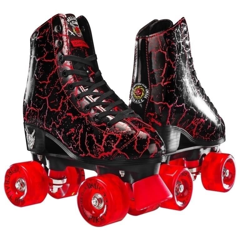 C1423  Stranger Things Hellfire Club Roller Skates