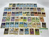 LOT OF 57 VINTAGE POKEMON TRADING CARDS