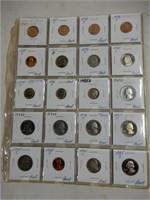 20 US PROOF COINS