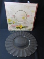 Anchor Hocking Platter w/Box - 14.5" Dia