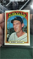 1972 Topps Baseball Card Bobby Knoop