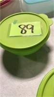 Tupperware. New. Green