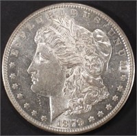 1879-S REV. 78 MORGAN DOLLAR AU/BU