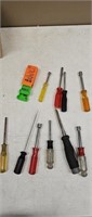 Assorted screwdrivers, 10