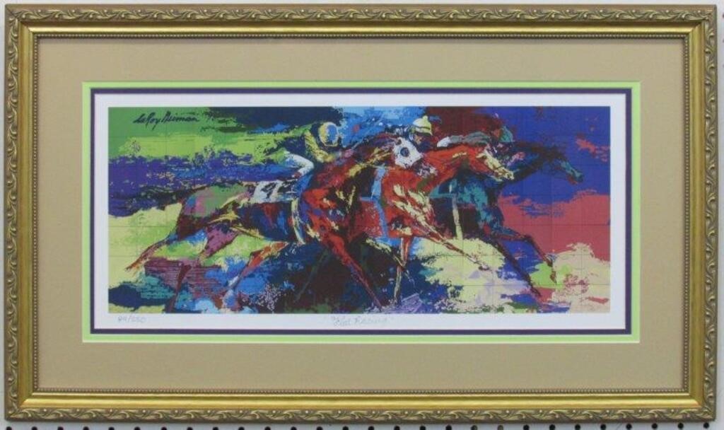 FLAT RACING LIMITED EDITION /250 GICLEE BY NEIMAN