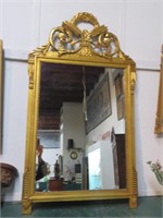 Lg. Fancy Gilt Framed Mirror