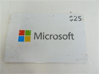 $25 Microsoft Gift Card - Balance Verified