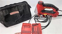 Craftsman jigsaw with bag and extra blades