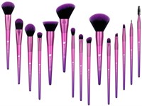 DUcare Makeup Brush Set 15pcs Premium Synthetic