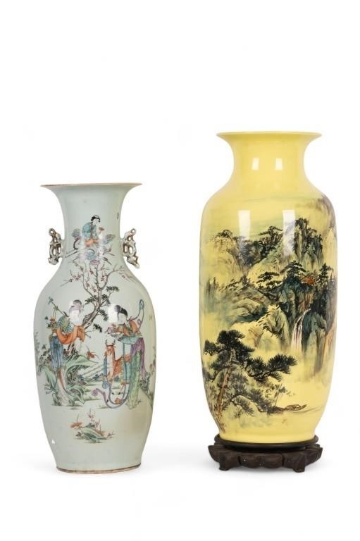 Large Asian Vases (2)