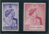 HONG KONG STAMPS, SCOTT# 178-79, MNH, SCV: $283.50