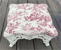 14" Tapestry Footstool