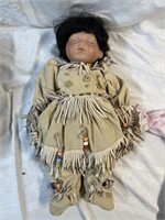 Porcelain Indian Baby Doll great condition
