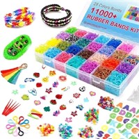 Inscraft Loom Bands Set, Colorful Rubber Bands in