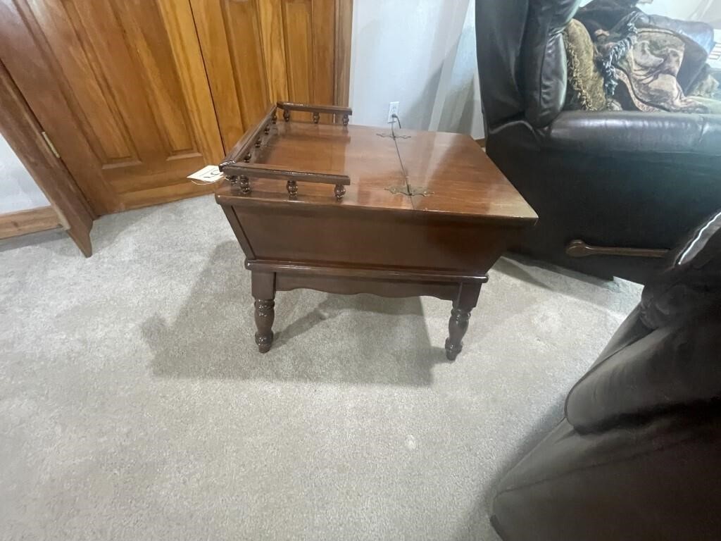 Wood Side Table/Cabinet