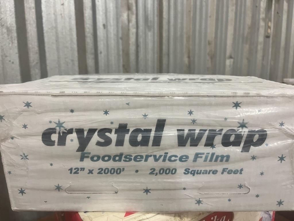 Food Service Film Roll CRYSTAL WRAP 2000sqft