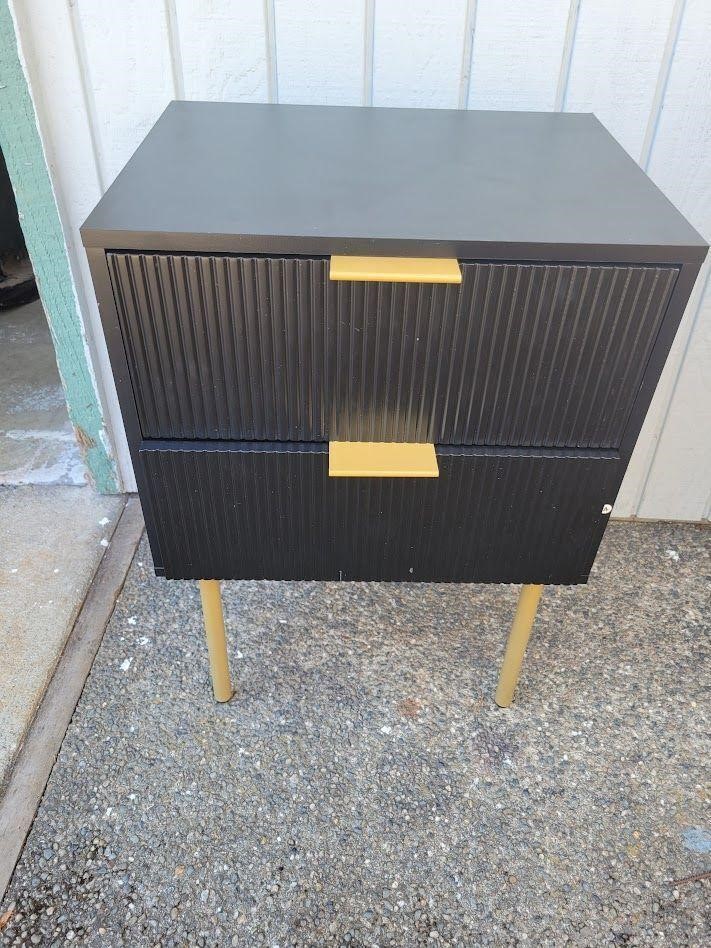 NEW Small 2-Drawer Night Stand Dresser