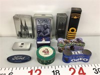 Collectors tins and contents