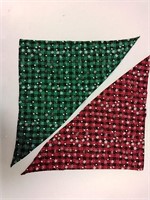 New Christmas themed bandanas, triangular shape