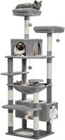 PAWZ Road 72 Cat Tower for Large Cats - Gray