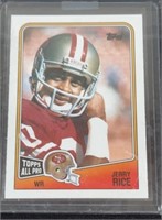 Jerry Rice topps, 1988 card