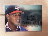 Manny Ramirez Metal Platinum Portraits Insert