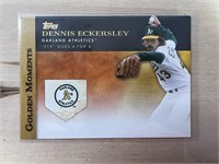 Dennis Eckersley Golden Memories Insert