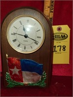 N C Republic Flag Clock